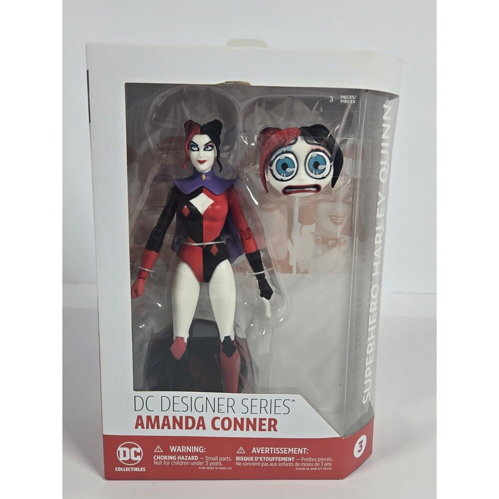 DC Designer Series Amanda Conner Superhero Harley Quinn #3 Figure 2017 NIB